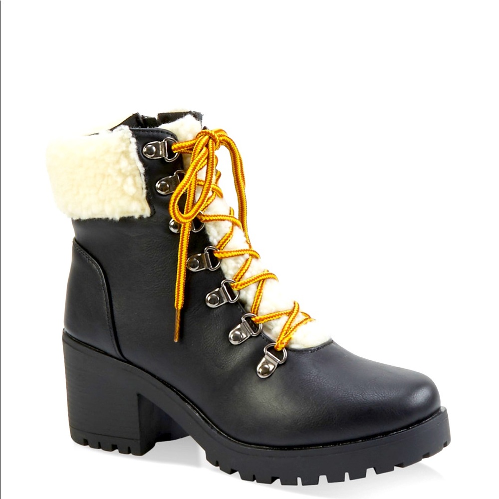 New Glam Polar Leather Vegan Bootie - Picture 1 of 5